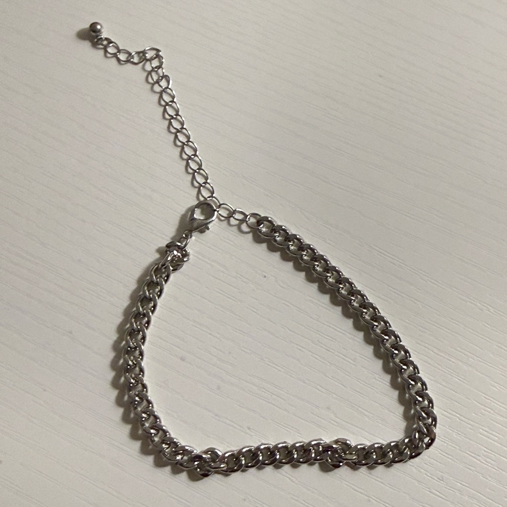 Anthropologie Silver Chain Bracelet #2